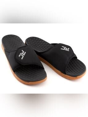 Ride Concepts 9 Coaster Black Slides MTB Mountain Bike Sporty Recovery Sandals